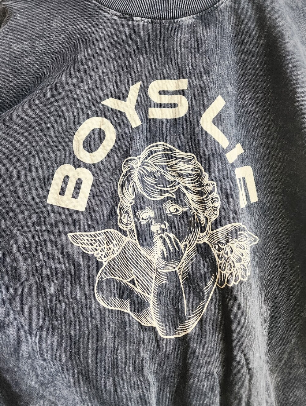 BOYS LIE OVERSIZE SWEATSHIRT CREWNECK SIZE LARGE - Picture 10 of 14
